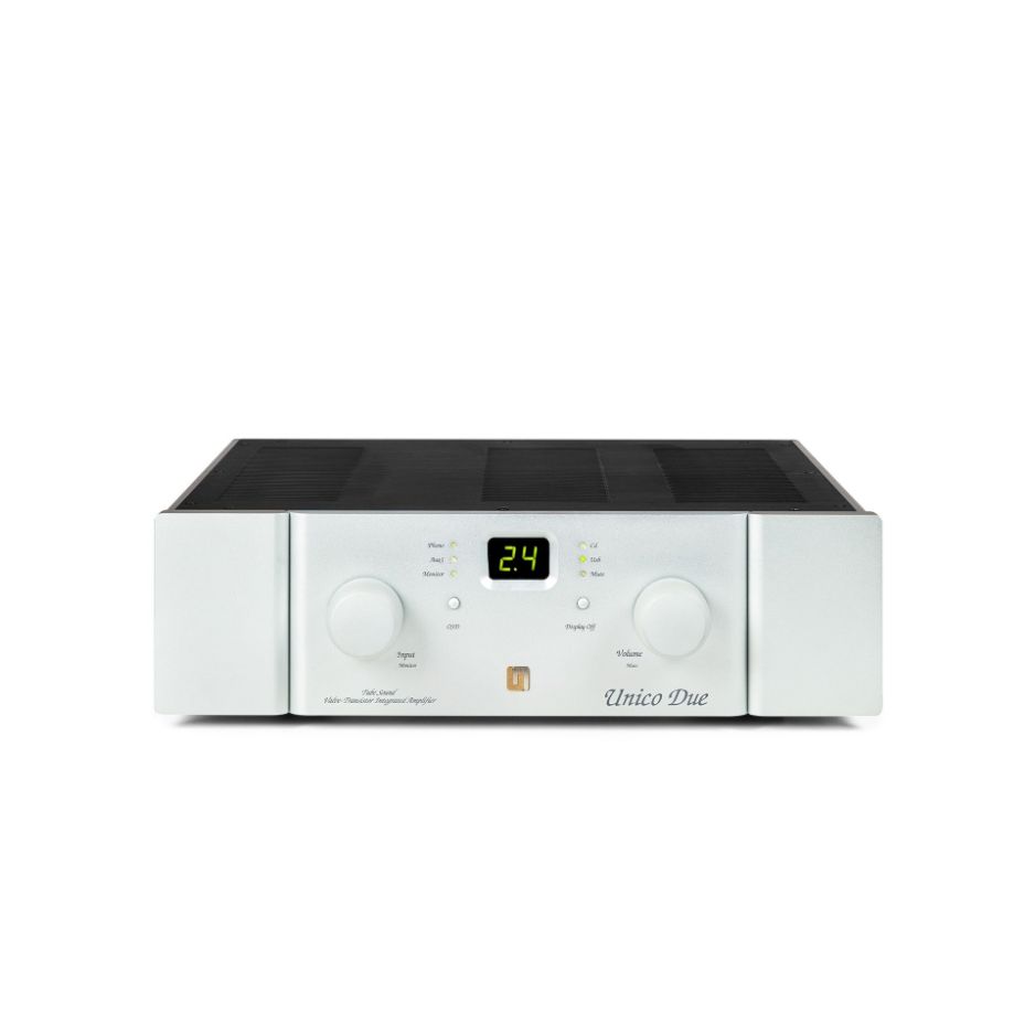 Unison Research Unico Due Integrated Amplifier silver front