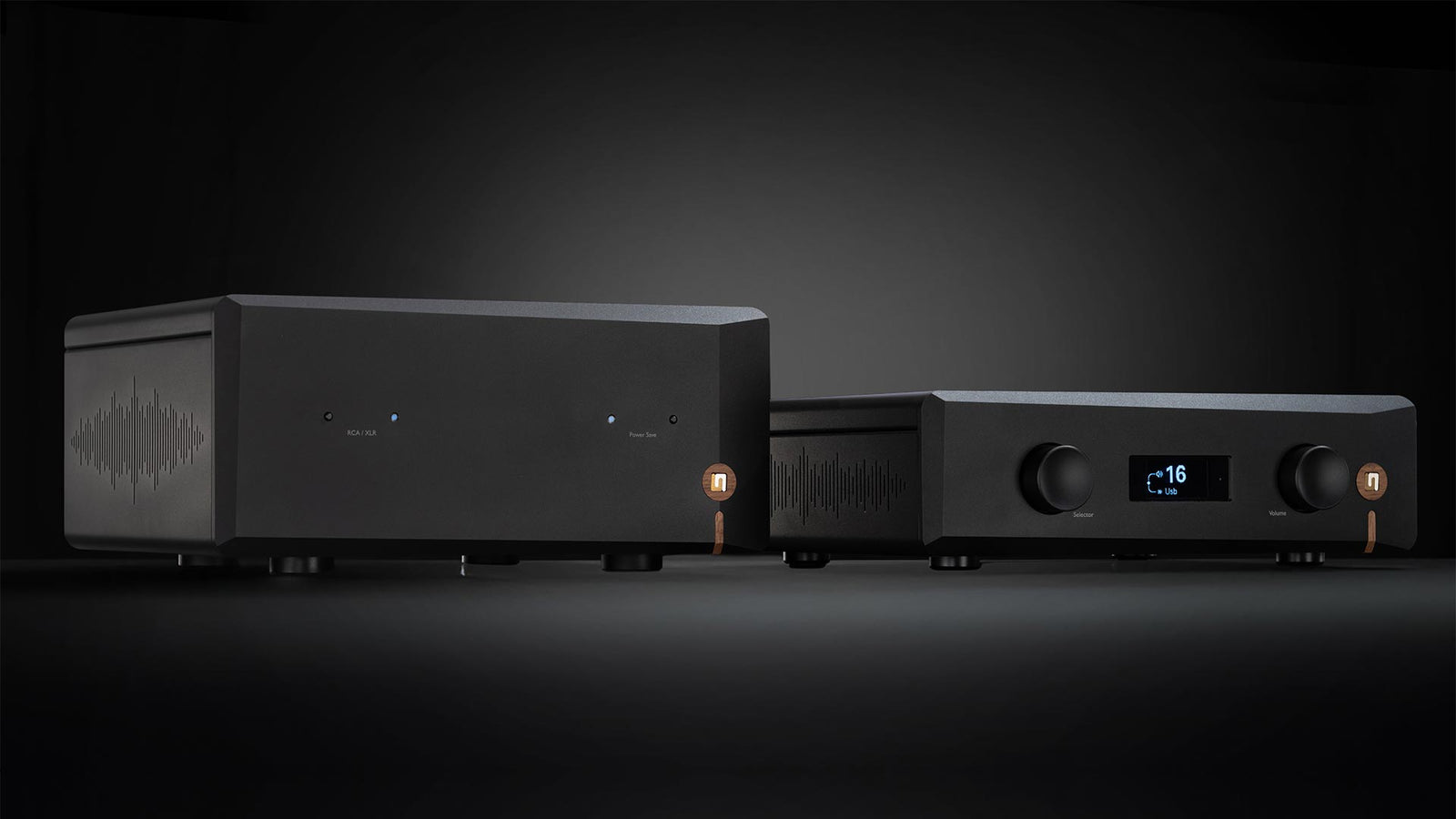 Unison Research Unico DM V2 and Pre V2 in Midnight Black
