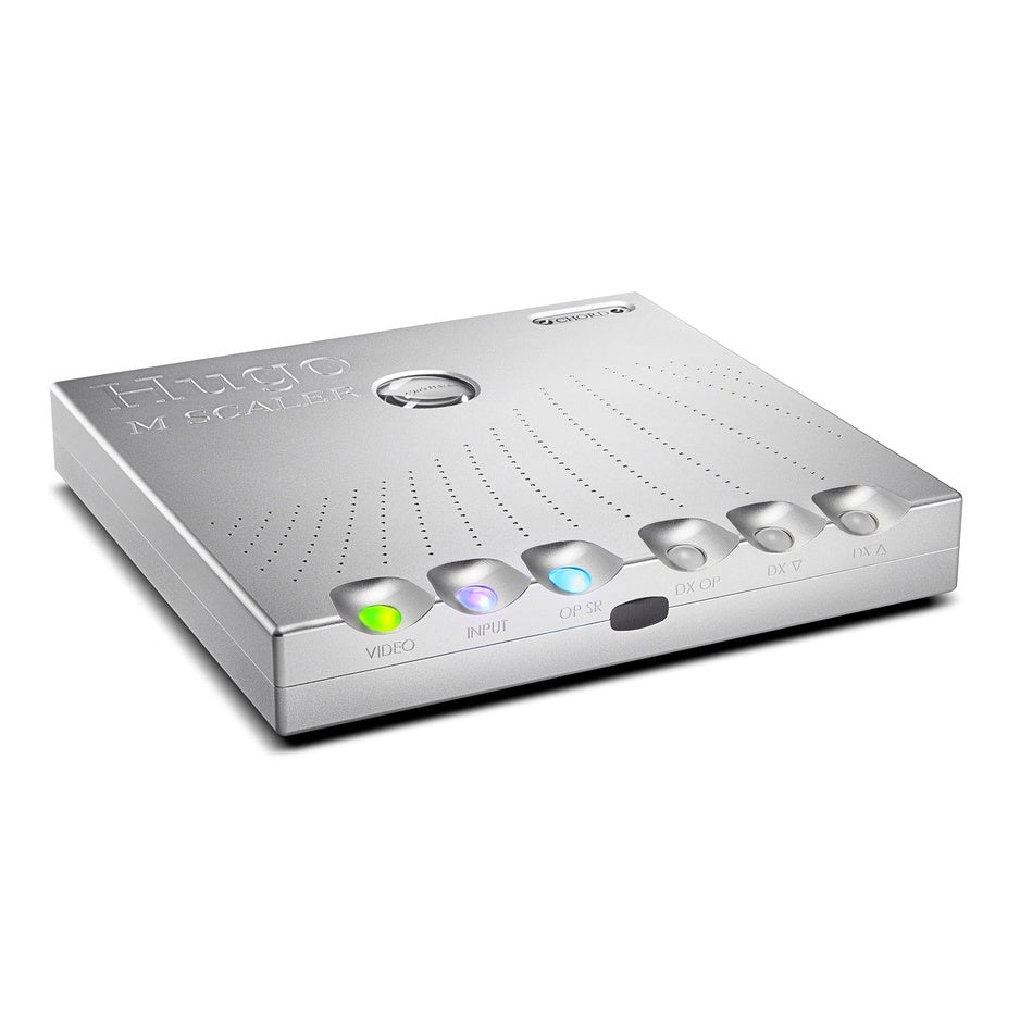 Chord Electronics Hugo M Scaler digital upscaler in Silver, front view