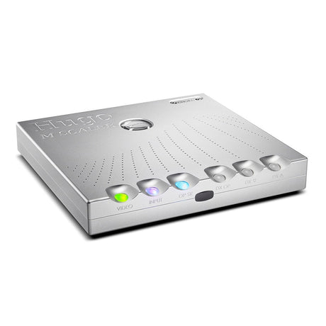 Chord Electronics Hugo M Scaler digital upscaler in Silver, front view
