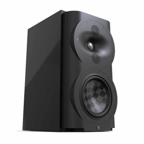 Perlisten S4b bookshelf speaker in high gloss black, THX Dominus certified