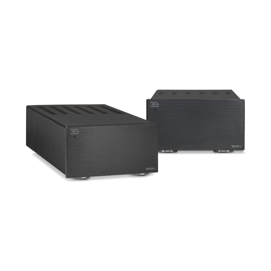 AVM MA 30.3 MK2 mono power amplifiers in black