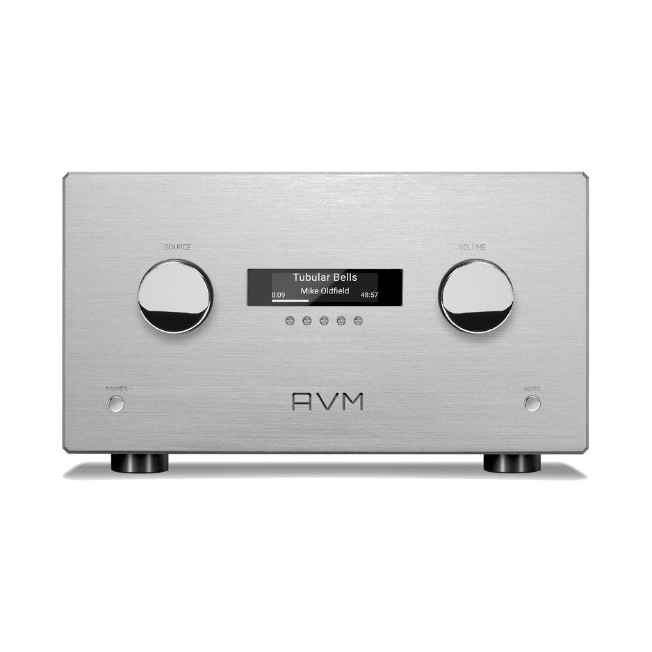 AVM Ovation AS XL streaming integrated amplifier in silver