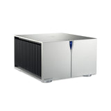 Audia Flight Strumento no.4 mk2 Stereo Power Amplifier silver diagonal view