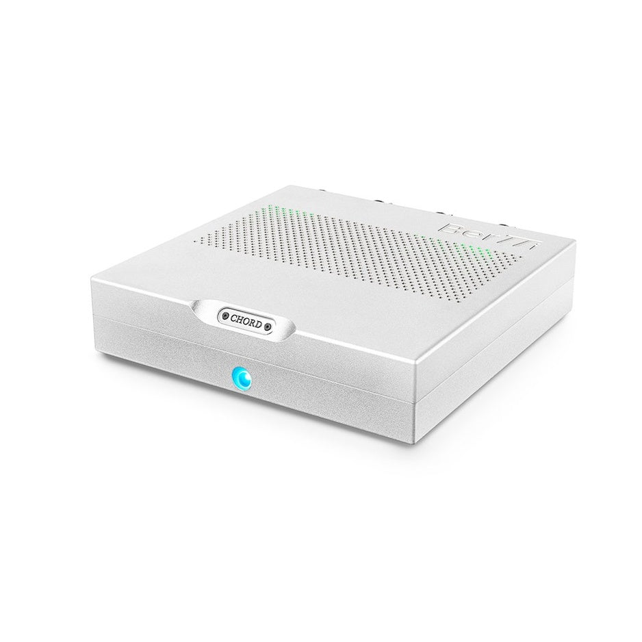 Chord Electronics BerTTi Power Amplifier in Silver - 3/4 Angle View