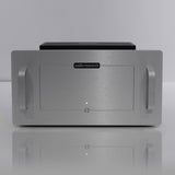 Audio Research D-80 Stereo Power Amplifier front view silver