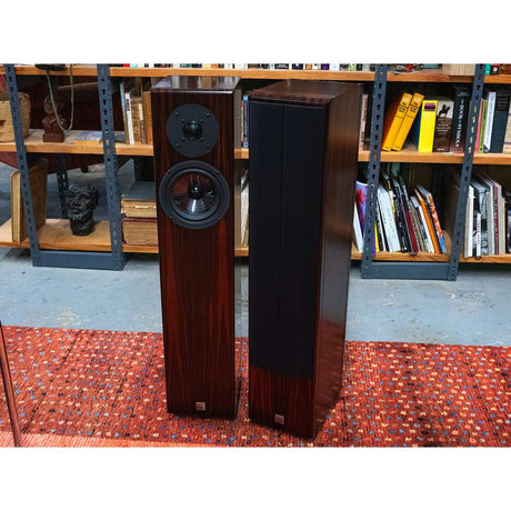 Vienna Acoustics Bach Ultimate Edition pair showing front and side angles