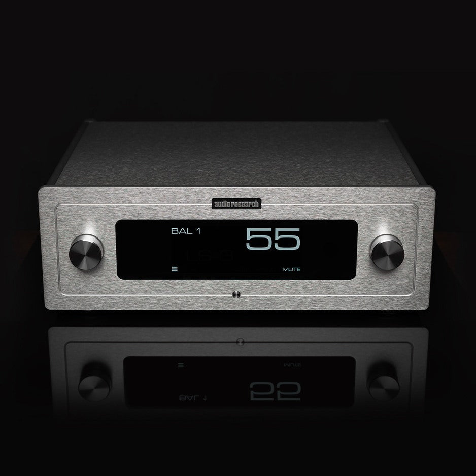 Audio Research LS-3 Preamplifier front view silver