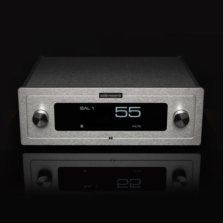 Audio Research LS-3 Preamplifier front view silver