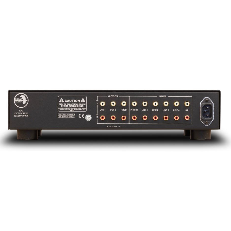 Rogue Audio RP-1 v2 Preamplifier rear panel connections