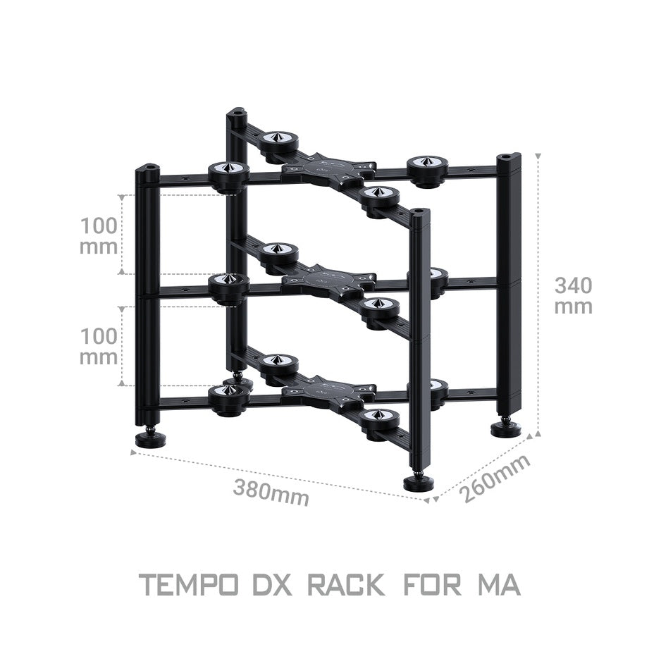 Matrix Audio Tempo DX Rack dimensions diagram