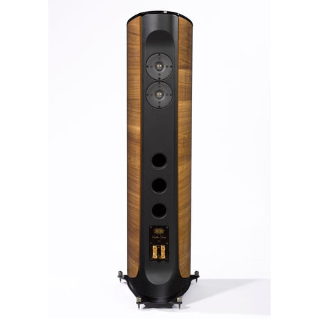 Opera Callas Diva Floorstanding Speaker angled view Walnut finish