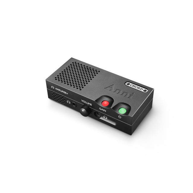 Chord Electronics Anni three-quarter top angle showing ventilation and controls