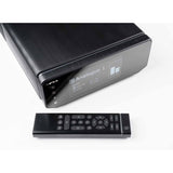 Cyrus 40 PPA front panel closeup with custom wireless remote control