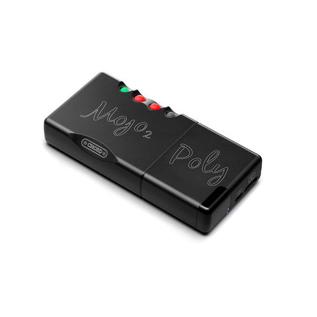 Chord Electronics Mojo 2 and Poly left side view