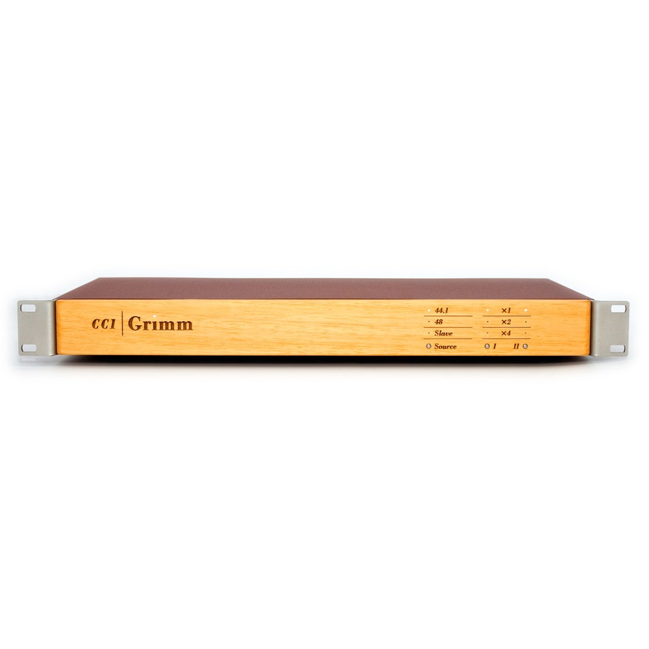 Grimm Audio CC1 Master Clock angled view
