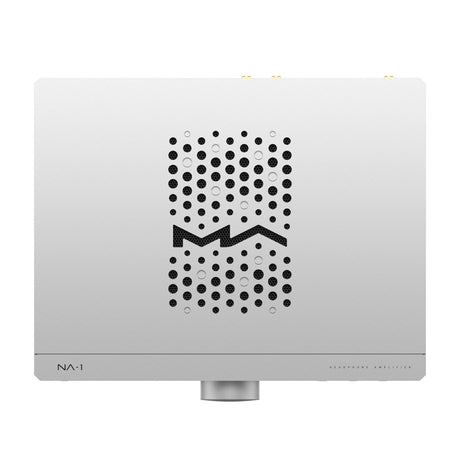 Matrix Audio NA-1 top view with MA logo ventilation pattern