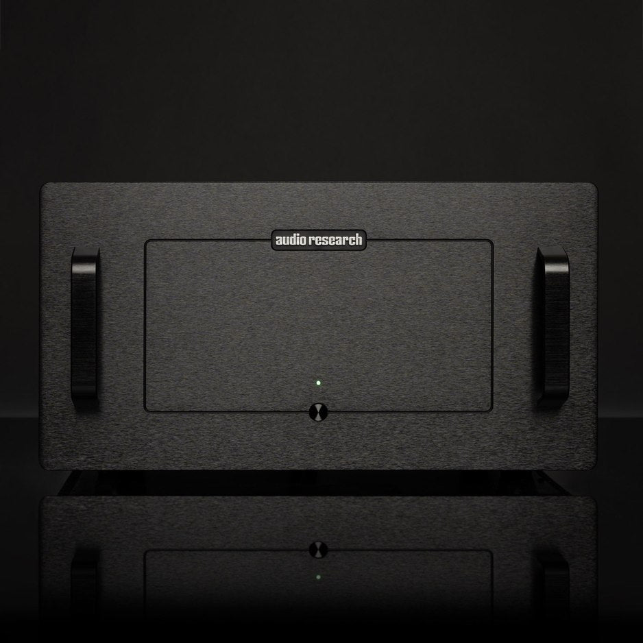 Audio Research D-80 front view black finish