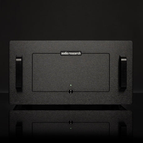 Audio Research D-80 front view black finish