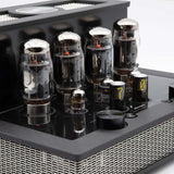 Audio Research I/70 silver angled view