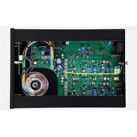 Rega AOS MC Phono Stage top-down internal view of dual-stage Class A circuitry