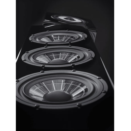 Vienna Acoustics Liszt Reference triple Spidercone woofer array detail