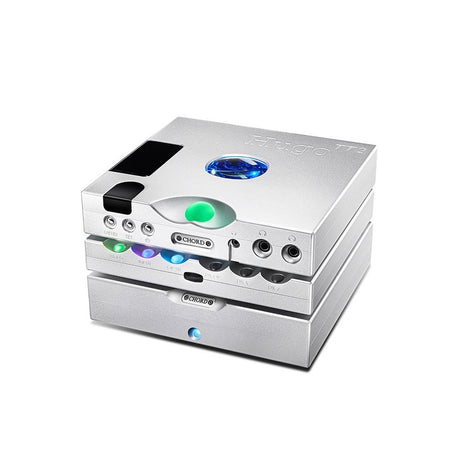 Chord Electronics BerTTi Power Amplifier with Hugo TT2 and M Scaler - Stacked Table Top System