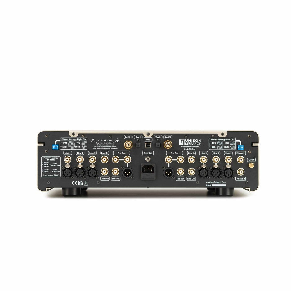 Unison Research Unico Pre V2 Hybrid Preamplifier – The Listening Room
