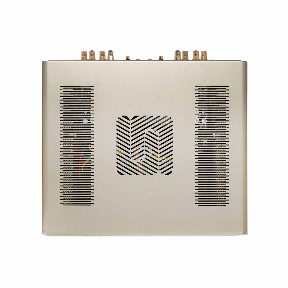 Unison Research Unico DM V2 Velvet Gold top view with ventilation detail