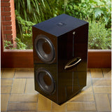 REL 212 Black Label Subwoofer lifestyle