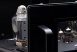 Audio Research Reference 330M Monoblock Amplifier Black close up of window showing tubes inside