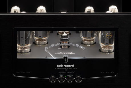 Audio Research Reference 330M Monoblock Amplifier Black front view