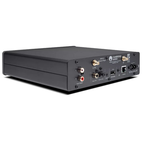 Cambridge Audio MXN10 Compact Network Player Lunar Grey rear angled