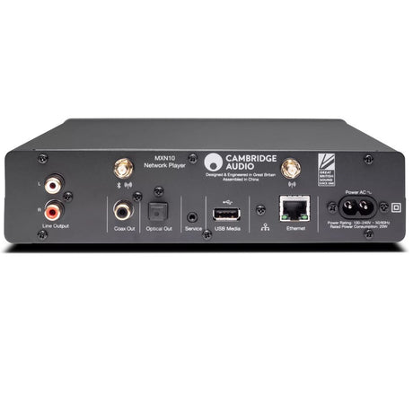 Cambridge Audio MXN10 Compact Network Player Lunar Grey rear