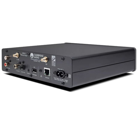 Cambridge Audio MXN10 Compact Network Player Lunar Grey rear angled