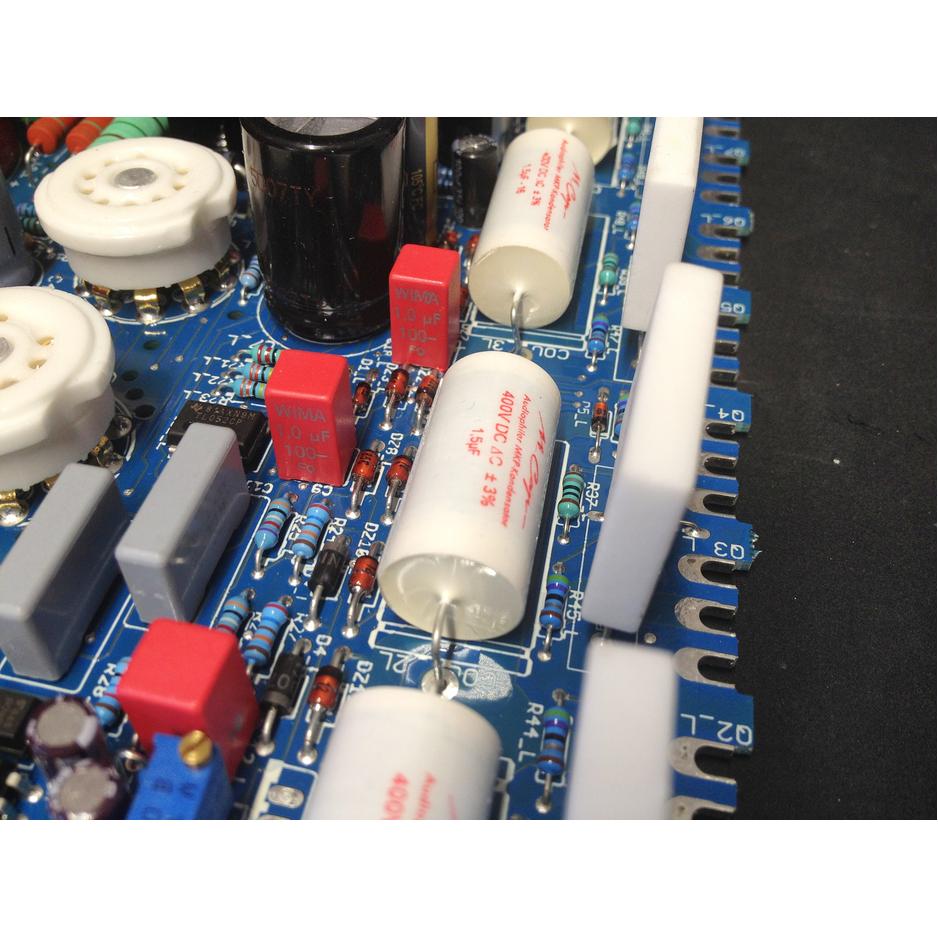 Unison Research Unico 90 circuit board with WIMA and Mundorf capacitors
