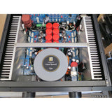 Unison Research Unico 90 dual-mono internal layout, top-down