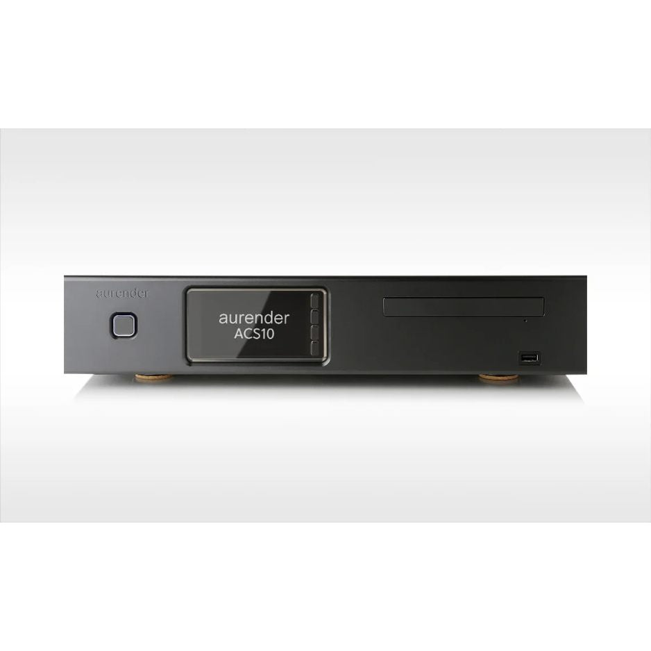 Aurender ACS10 CD Ripper | Music Server | Streamer black front