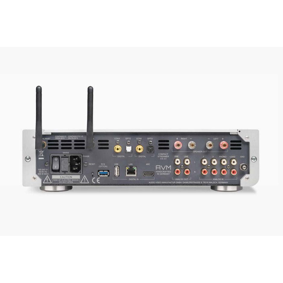 AVM Inspiration CS 2.3 Streaming CD Receiver silver back