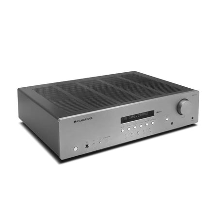 Cambridge Audio AXR100 Stereo Receiver Open Box angled