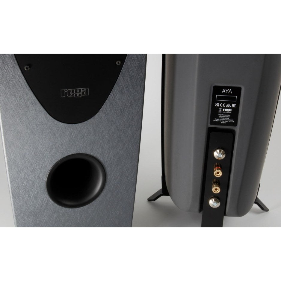 Rega Aya Floorstanding Speakers Pair front back close view