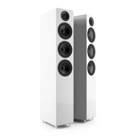 Acoustic Energy AE320 Floorstanding Speakers - White no grills 