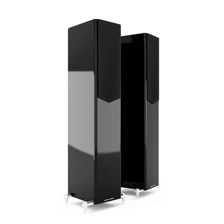 Acoustic Energy AE509 Floorstanding Speaker Black with grills