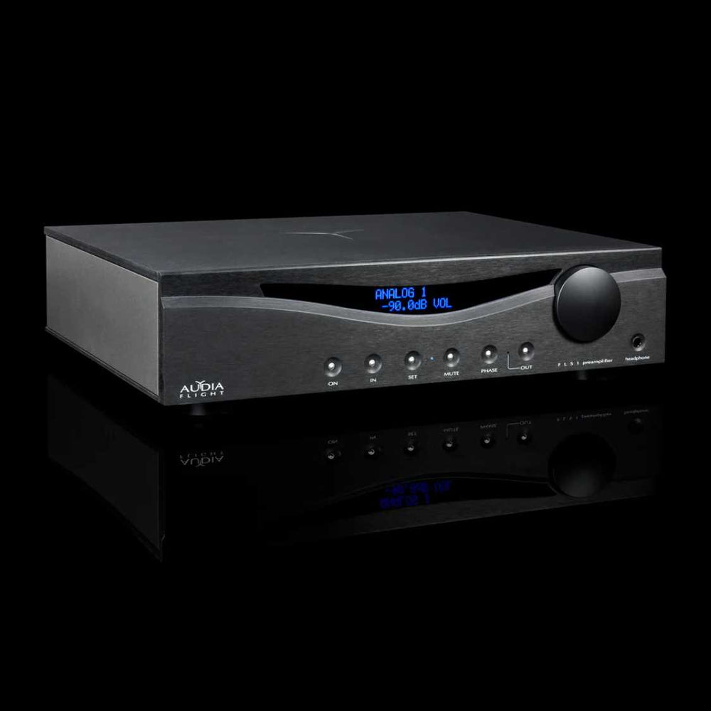 Audia Flight FLS1 - Black Diagonal Front View