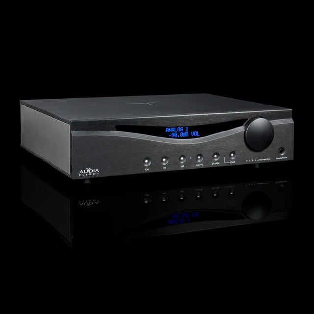 Audia Flight FLS1 - Black Diagonal Front View