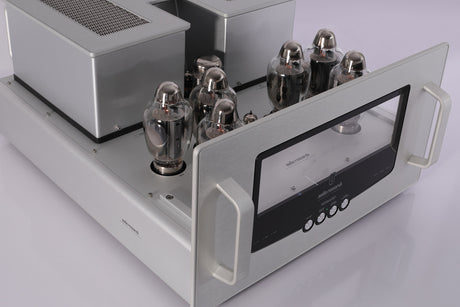 Audio Research Reference 330M Monoblock Amplifier Silver Diagonal Top View