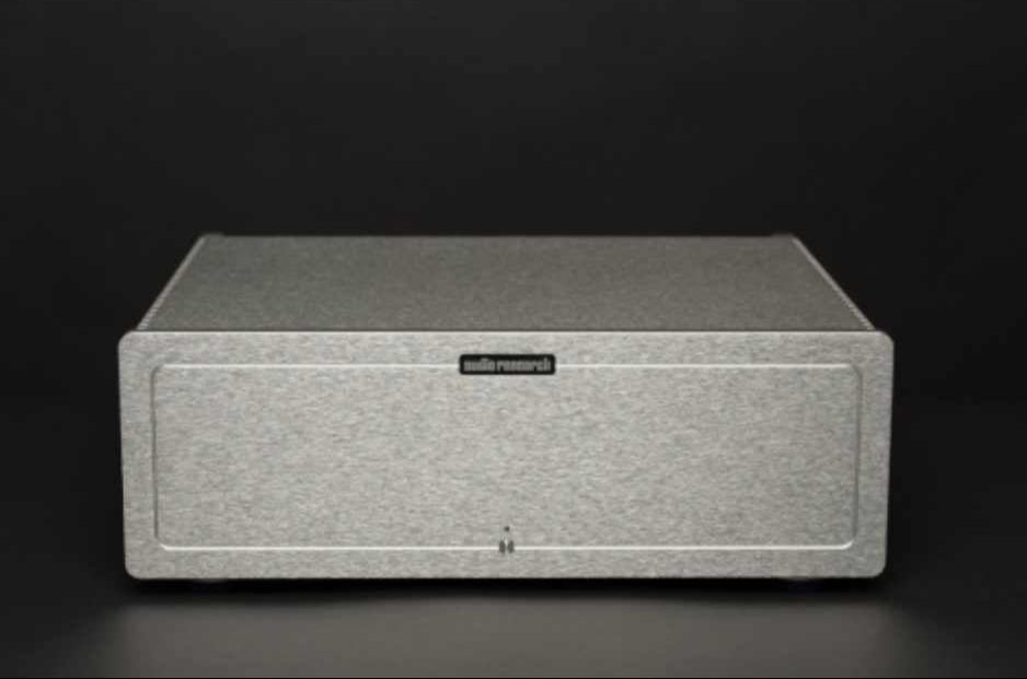 Audio Research S-100 Power Amplifier Front View black bg
