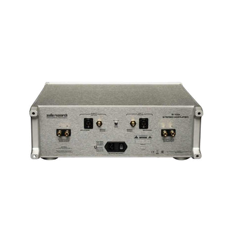 Audio Research S-100 Power Amplifier rear view white BG