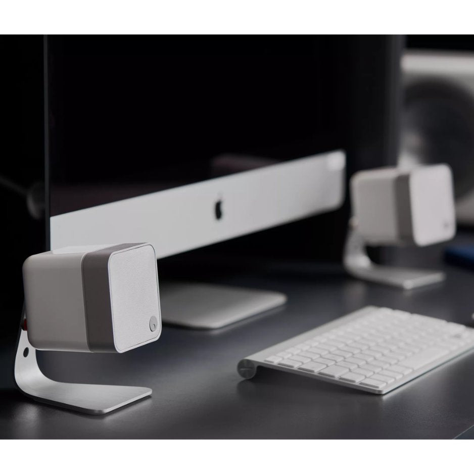 Cambridge Audio MINX MIN12 Compact Speaker white lifestyle