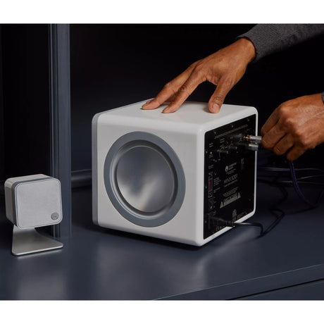 Cambridge Audio MINX X201 Subwoofer white lifestyle